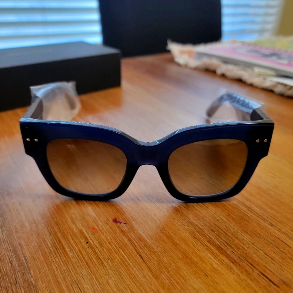 Bottega veneta , blue blue brown sunglasses